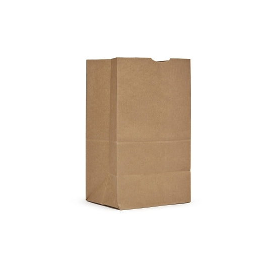 Ajm Bag 25# Squat Narrow Base Kraft, 500 Count