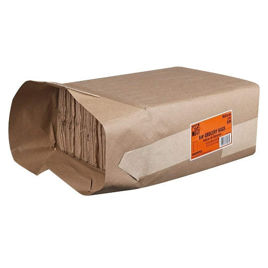 Ajm 8# Natural Kraft Bag, 500 Count