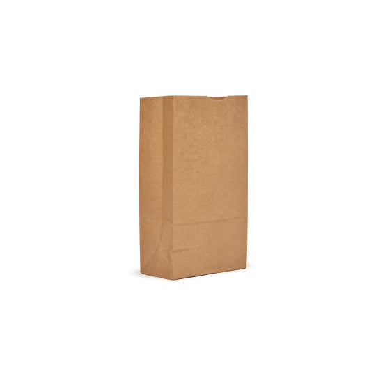 Ajm 12# Natural Kraft Bag, 500 Count