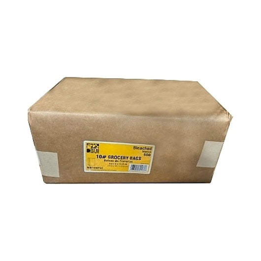 Ajm 10# Bleached Bag, 500 Count