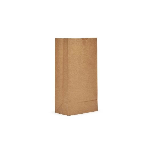 Ajm 8# Narrow Base Kraft Heavy Duty Bag, 500 Count