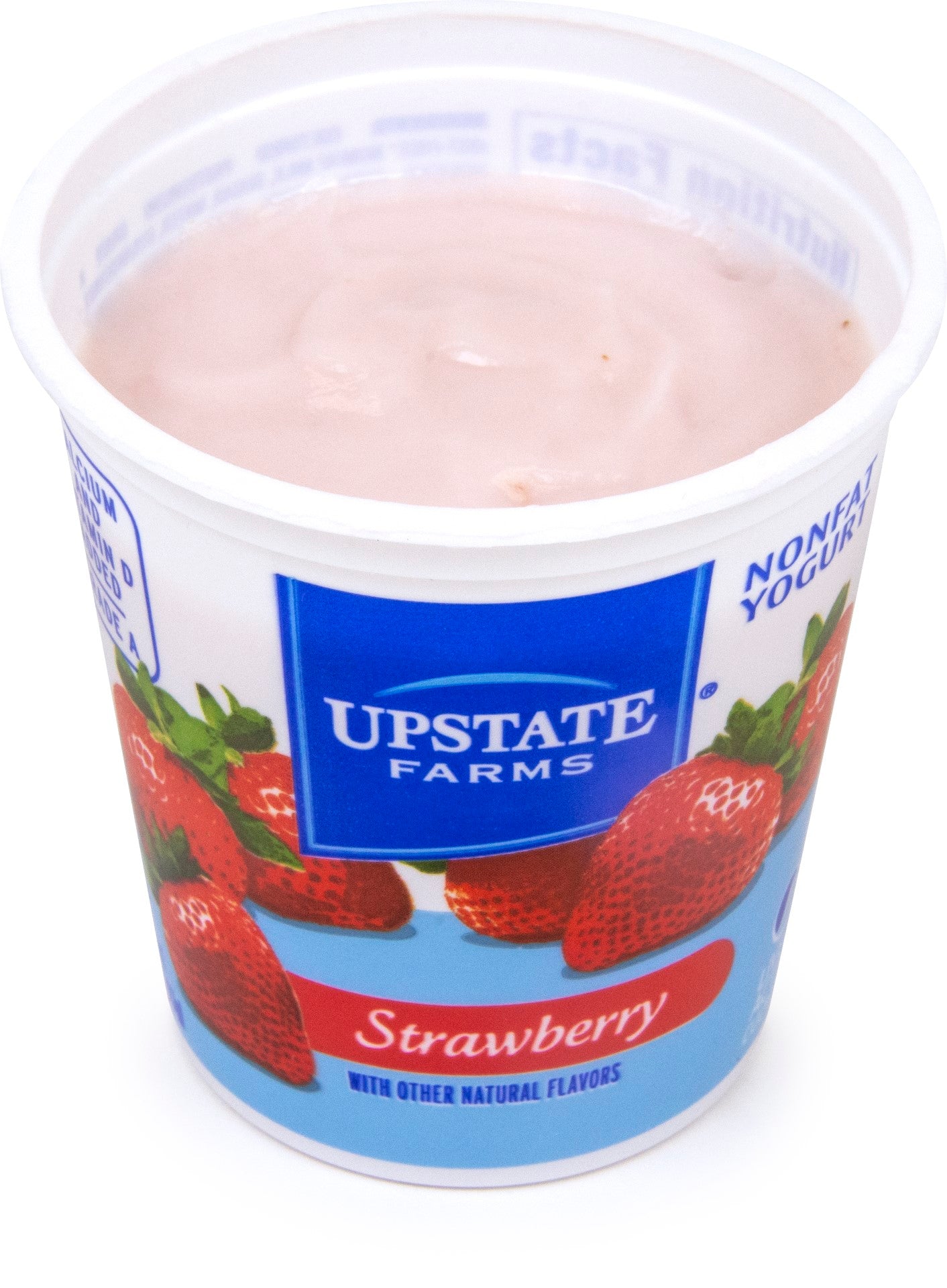 Upstate Farms Sweet Strawberry Blended Yogurt 8 Ounce Size - 12 Per Case