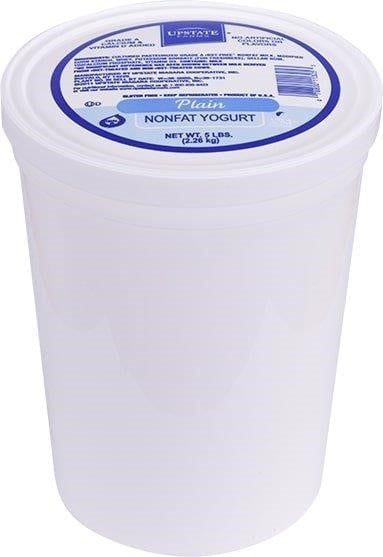 Upstate Farms Plain Yogurt 5 Pound Each - 4 Per Case