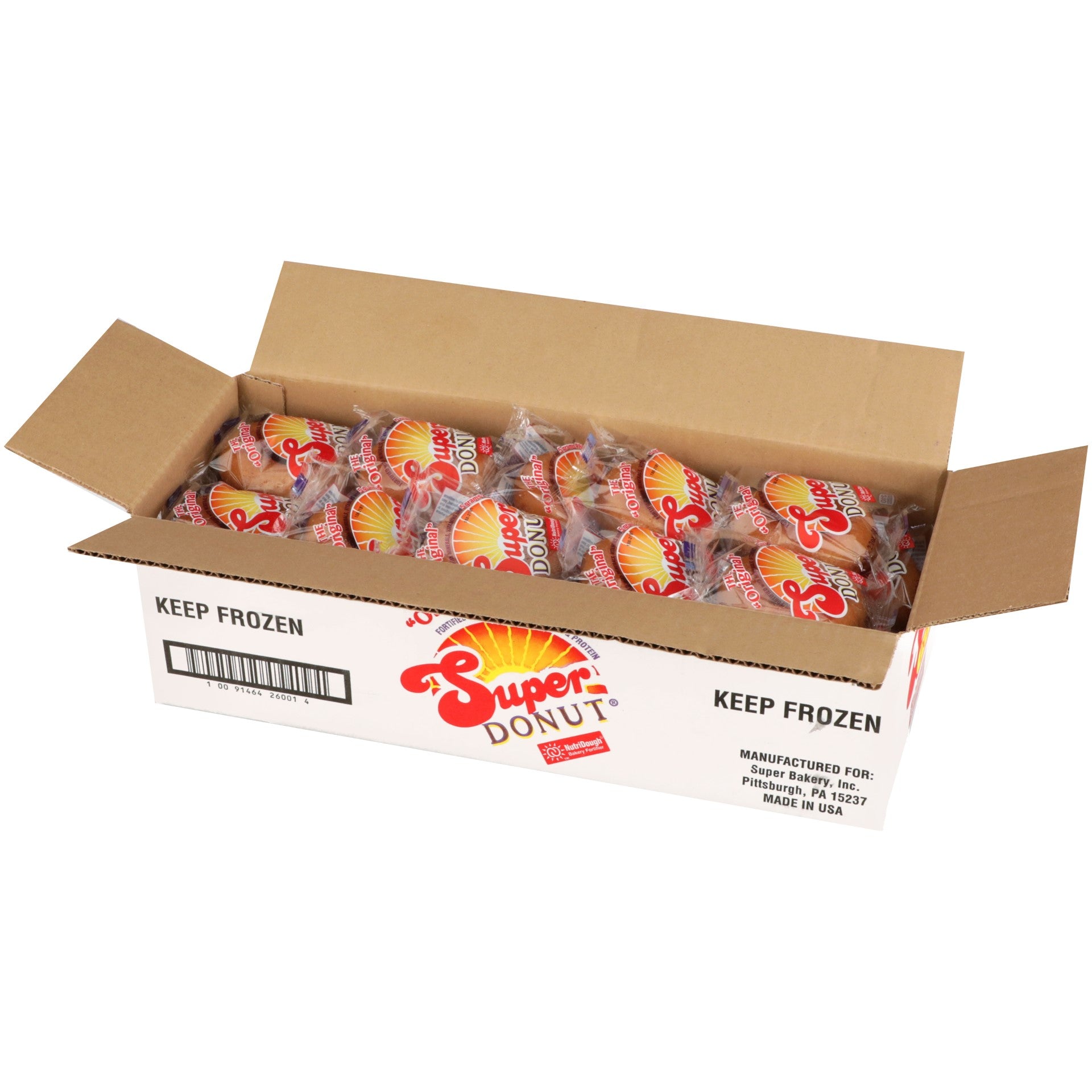 Super Bakery Super Donut 2.25 Ounce Size - 40 Per Case