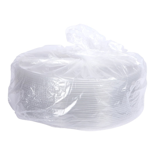 Waddington North America 18" Thermo Round Tray Clear, 50 Each