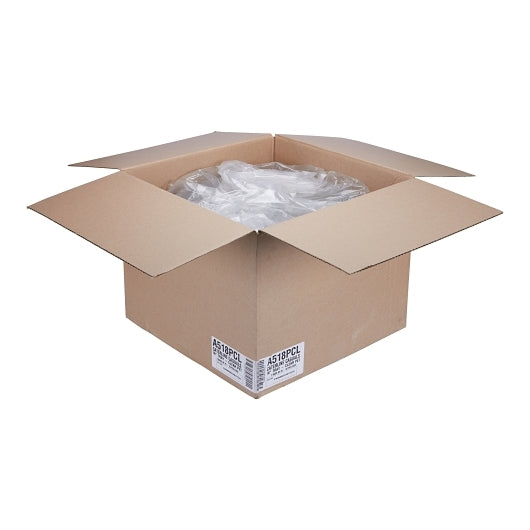 Waddington North America 18" Thermo Round Tray Clear, 50 Each