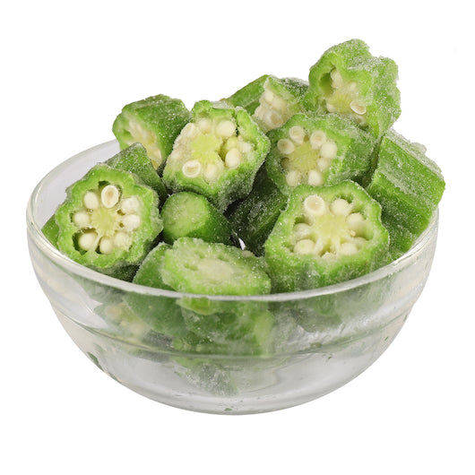 Savor Imports Cut Okra 20 Pound Each - 1 Per Case.