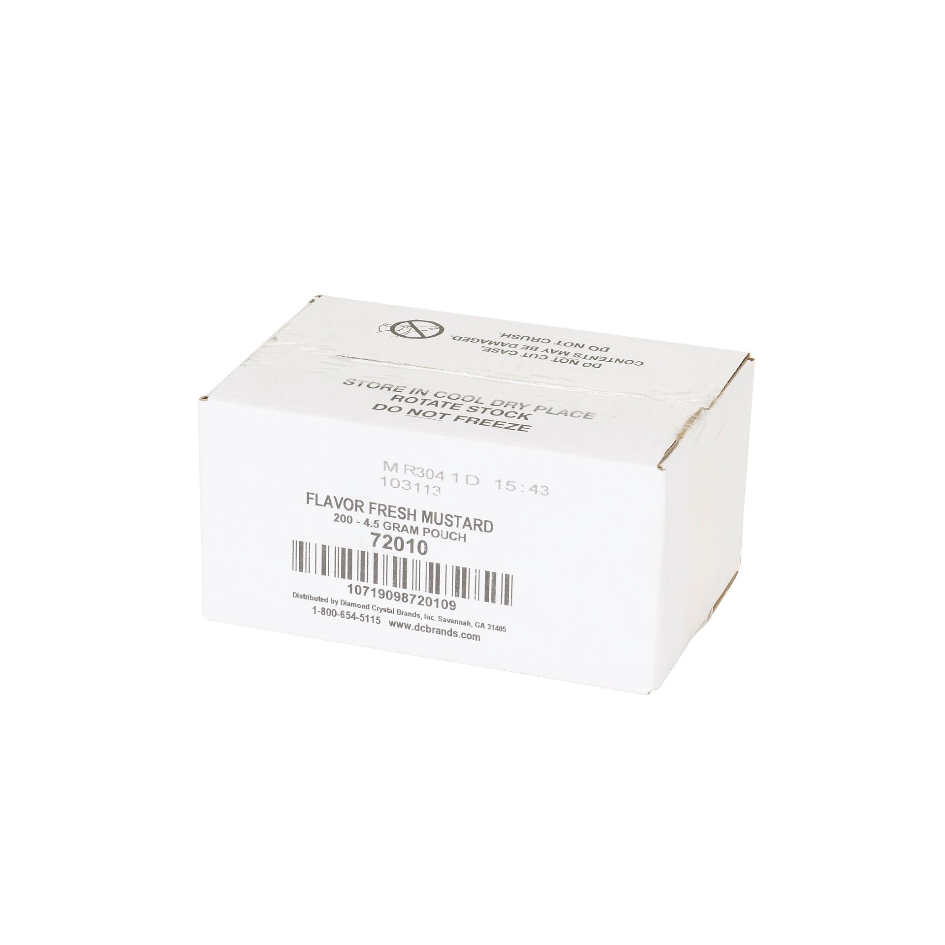 Flavor Fresh Yellow Mustard Single Serve Gr 4.5 Grams Each - 200 Per Case