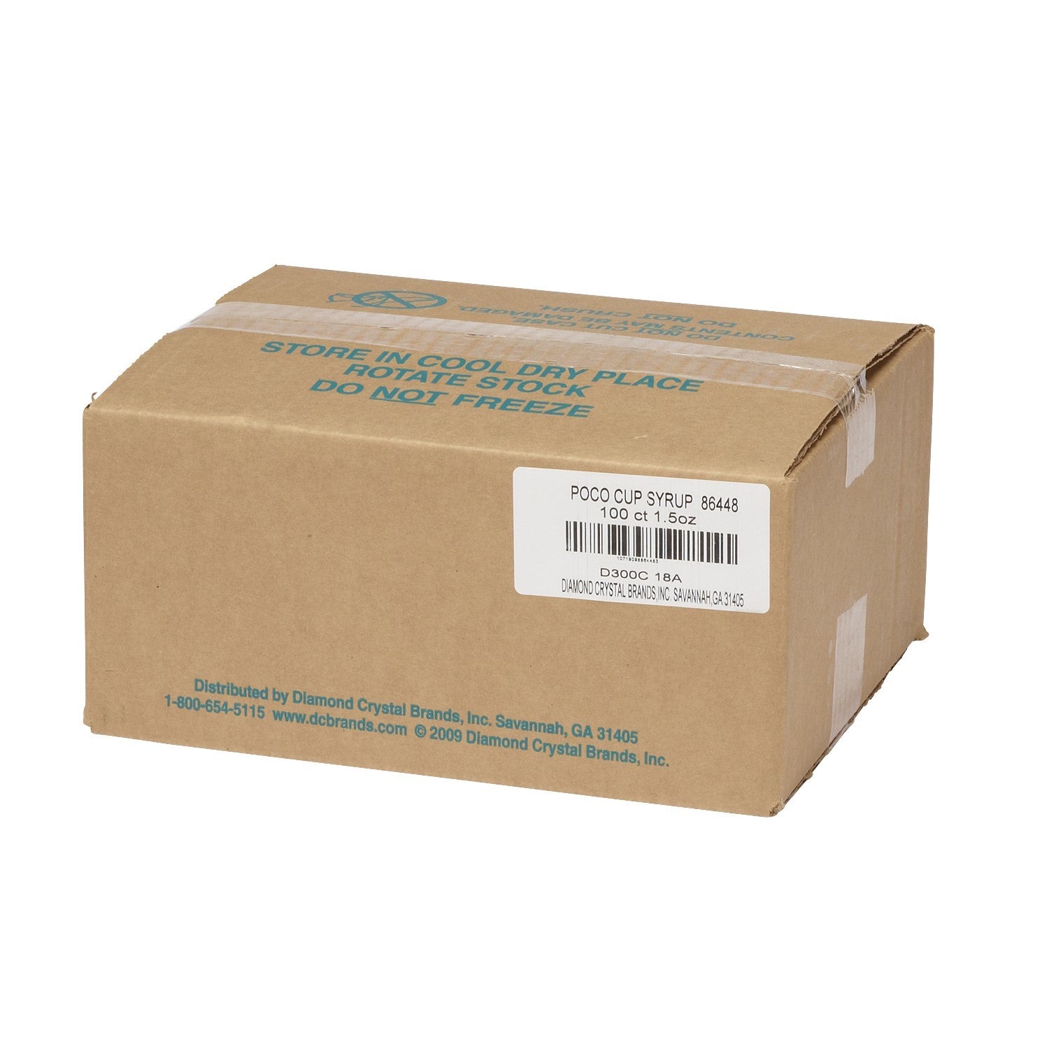 Poco Pac Syrup Cup Single Serve 1.5 Ounce Size - 100 Per Case