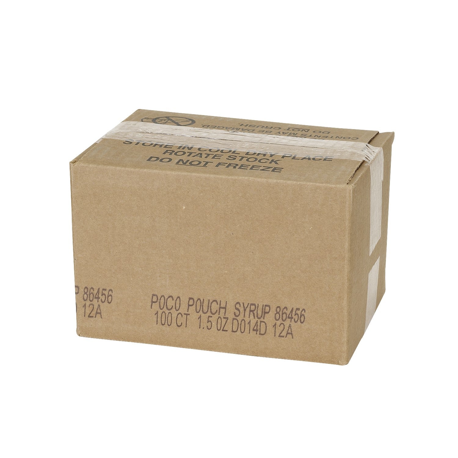 Poco Pac Pouch Syrup Pouch Single Serve 1.5 Ounce Size - 100 Per Case