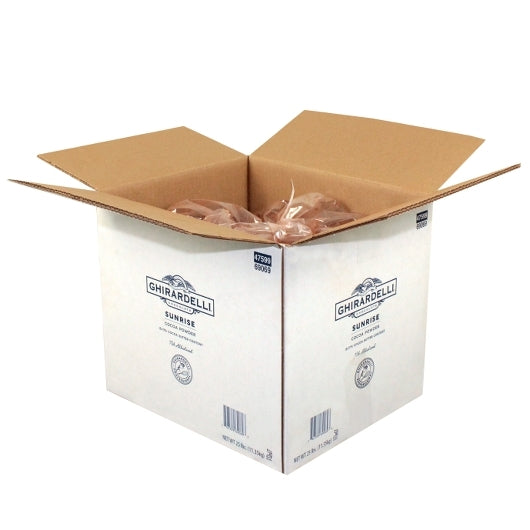 Ghirardelli Cocoa Powder Sunrise Dutch 25 Pound Each - 1 Per Case.