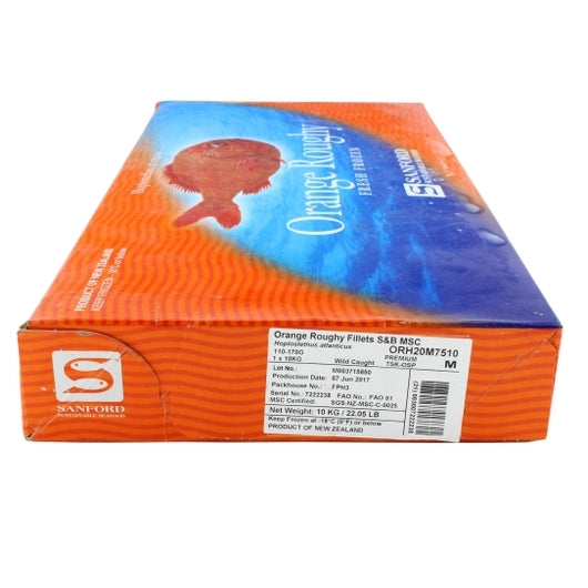 Packer 4-6 Ounce Orange Roughy Fillets 22.05 Pounds Per Case