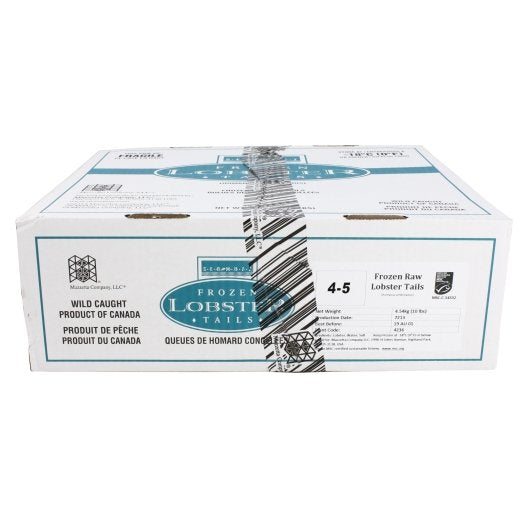 Seamazz 4 To 5 Ounce Canadian Lobster Tail, 10 Pound Case