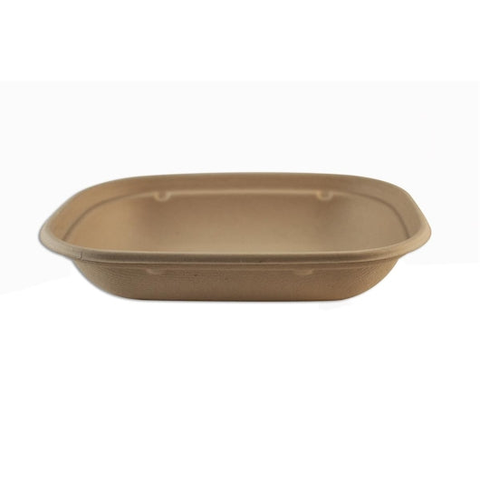 World Centric 20 Oz Unbleached Plant Fiber Box, 50 Each, 8 Per Case