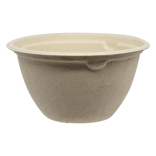 World Centric 6 Oz Bowls - Unbleached Plant Fiber - Compostable, 50 Each, 20 Per Case