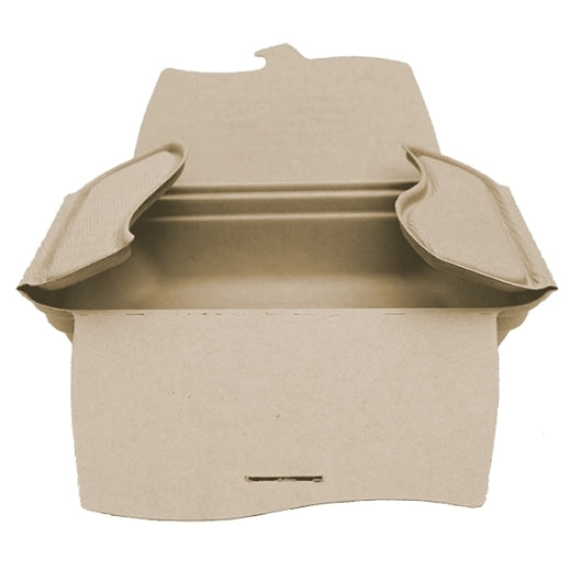 World Centric Flap Container Unbleached Plant Fiber, 50 Each, 4 Per Case