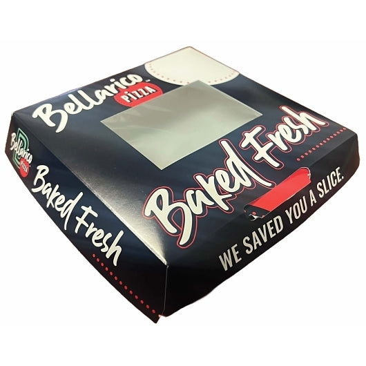 Bellarico's 6.5X6.5 Pizza Window Box - 300 Count Per Case