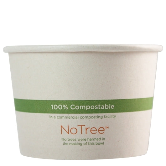World Centric 100% Sugarcane 16 Ounce Paper Bowls, 50 Each, 10 Per Case