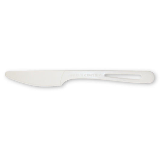 World Centric Knives Medium Ribbed Compostable 6.7", 50 Each, 20 Per Case