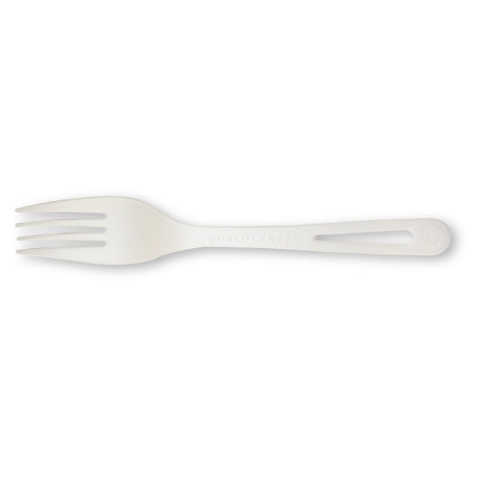 World Centric Forks Medium Ribbed Compostable 6.3", 50 Each, 20 Per Case