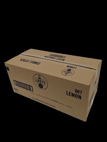 Lindy's Italian Ice Lemon Italian Ice 36 Fluid Ounce - 9 Per Case