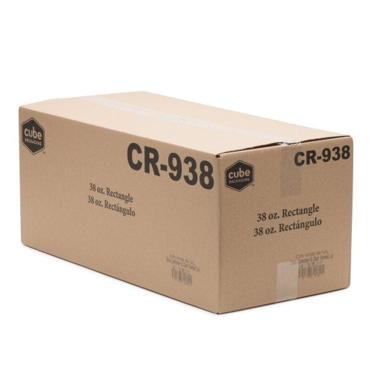 Cubeware Black & Clear Rectangular Plastic Container With Vented Lid, 150 Set