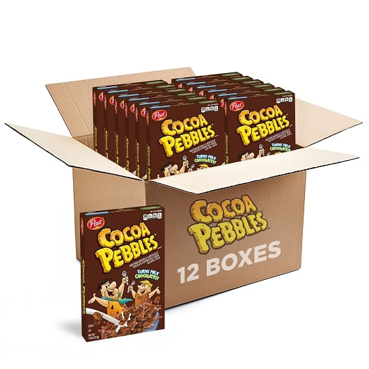 Post Consumer Brands Post Cocoa Pebbles 11 Ounce Size - 12 Per Case
