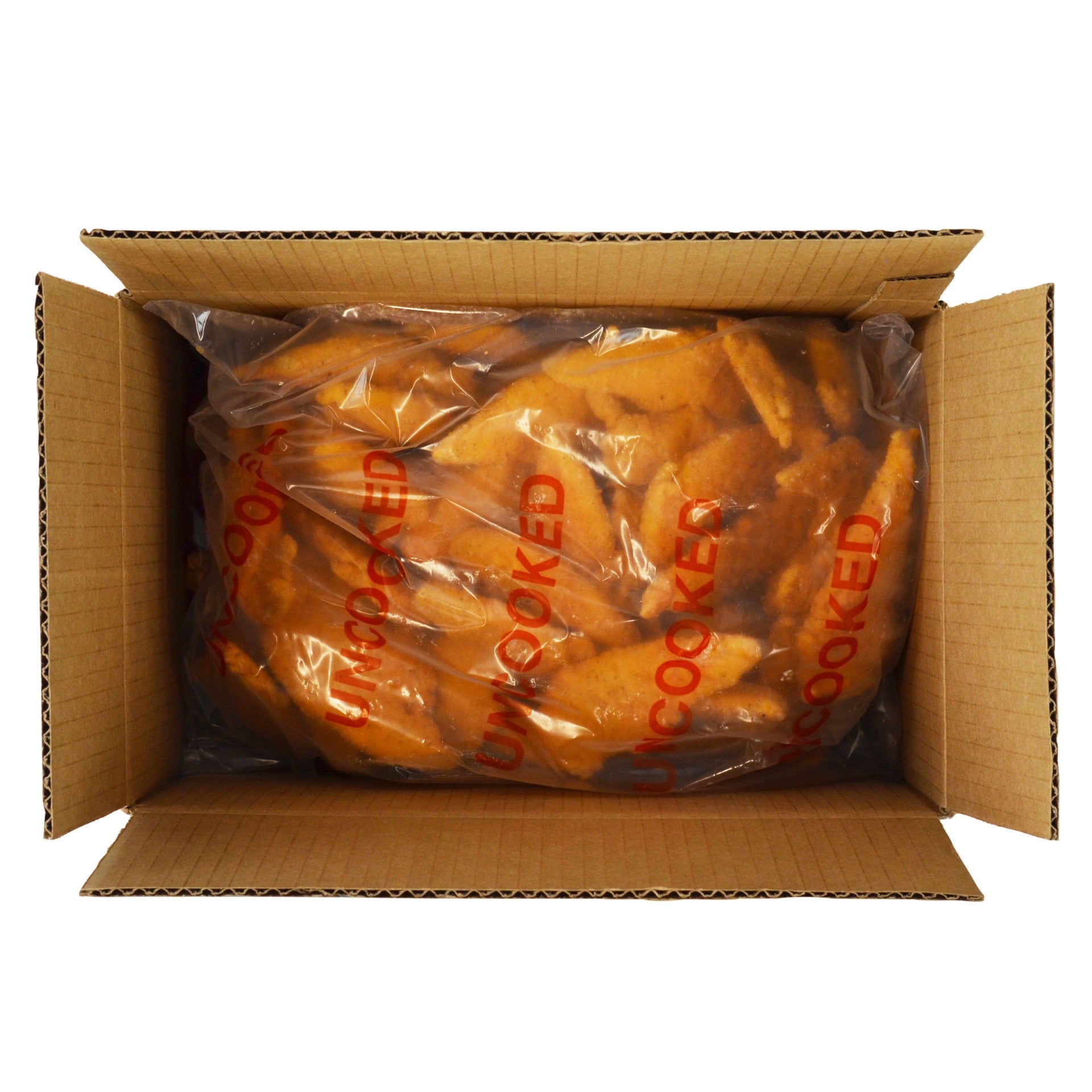 Brakebush(r) Gold N Spice(r) Breaded Chickentenderloins Par Fried Random Sized Boneles 5 Pound