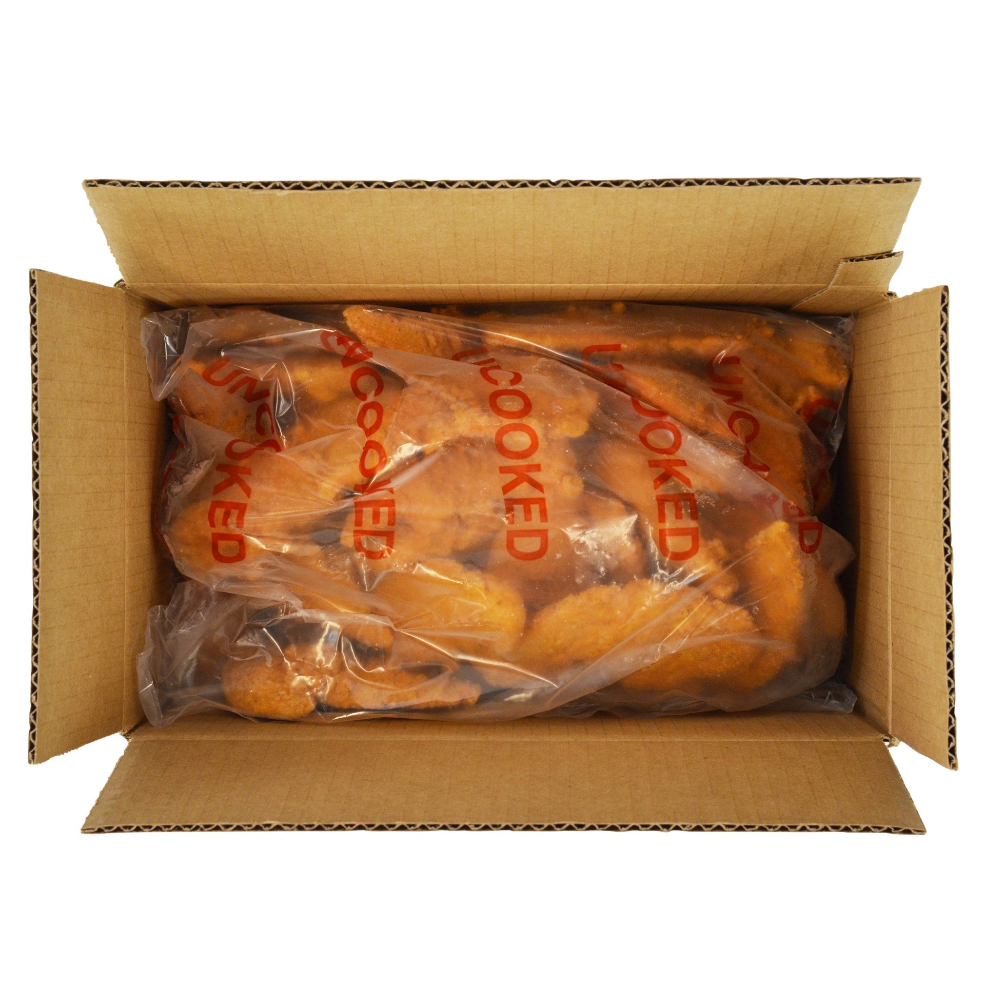 Brakebush(r) Homestyle Breaded Chicken Breasttenders Par Fried Fritter Medium Line Fl 5 Pound