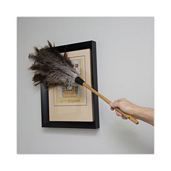 Boardwalk® Professional Ostrich Feather Duster, 16" Handle