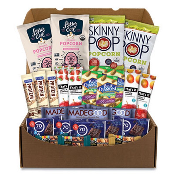 SnackBoxPr Low Calories Snack Box, 28 Assorted Snacks