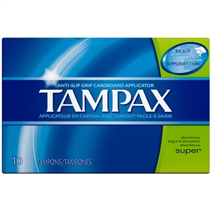 P&g Retail- Health & Beauty Tampax Pearl Tampons Super 4 - 10 Count - 40 Per Case