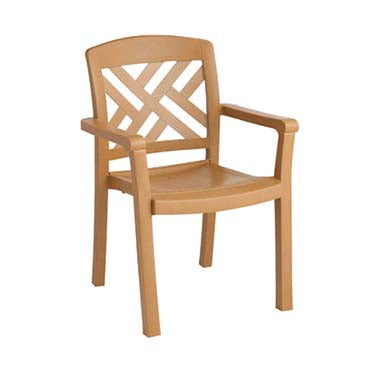 Grosfillex, US451408, Chair, Armchair, Stacking, Outdoor