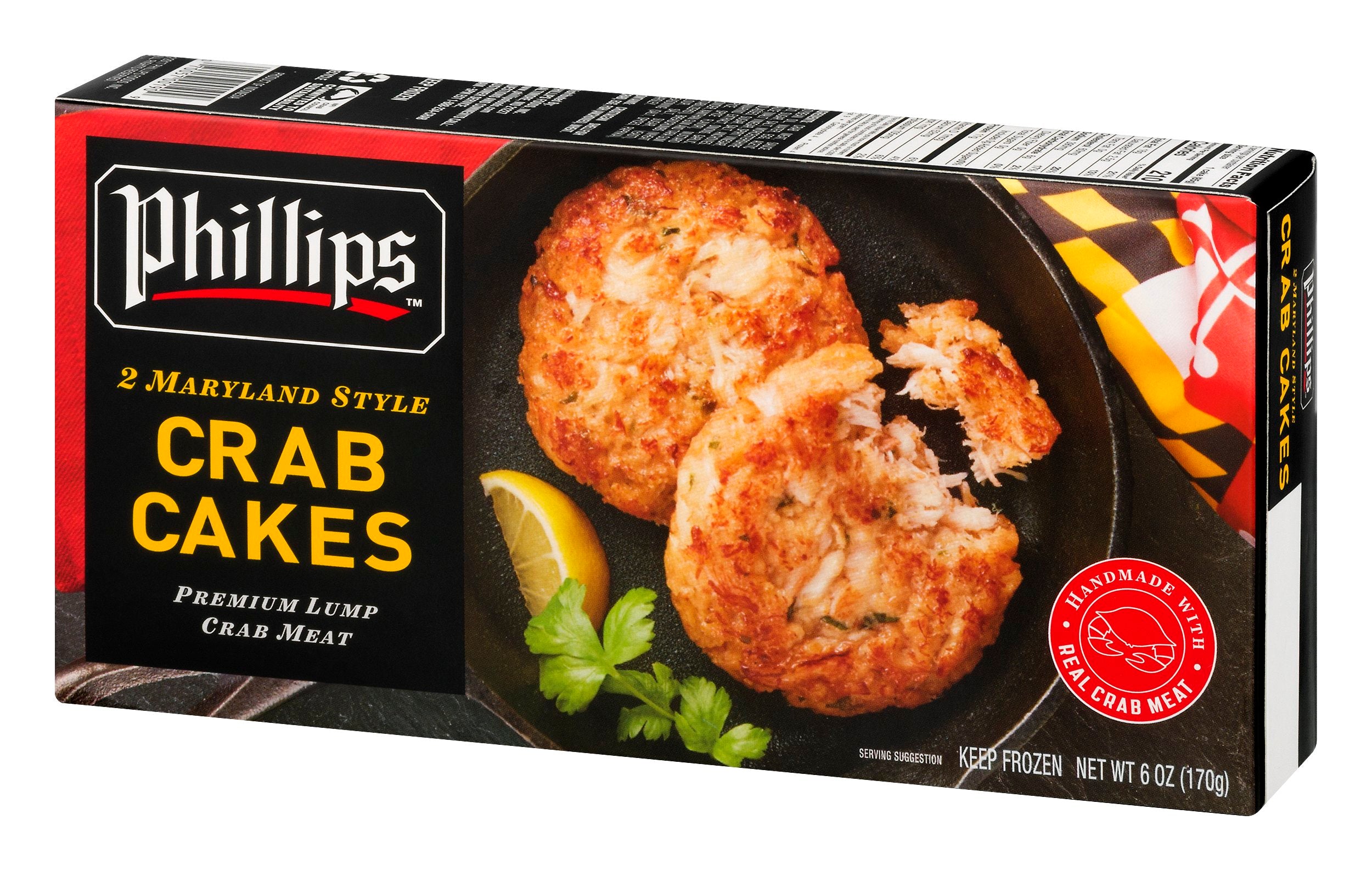 Maryland Style Crab Cakes 2 Count Packs - 12 Per Case