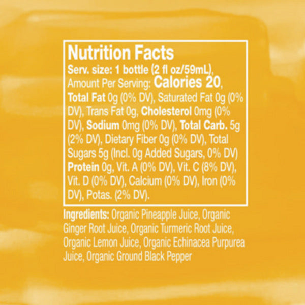 Immunity Boost, Ginger, 2 oz Bottle,12/Carton