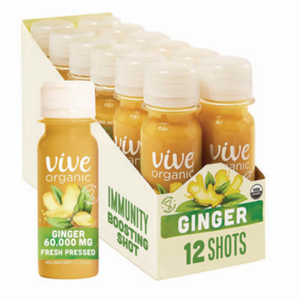 Pure Boost, Ginger, 2 oz Bottle, 12/Carton