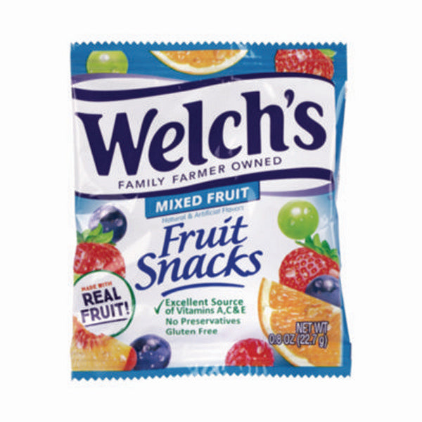 Fruit Snacks, Mixed Fruit, 0.8 oz Pouch, 66 Pouches/Box