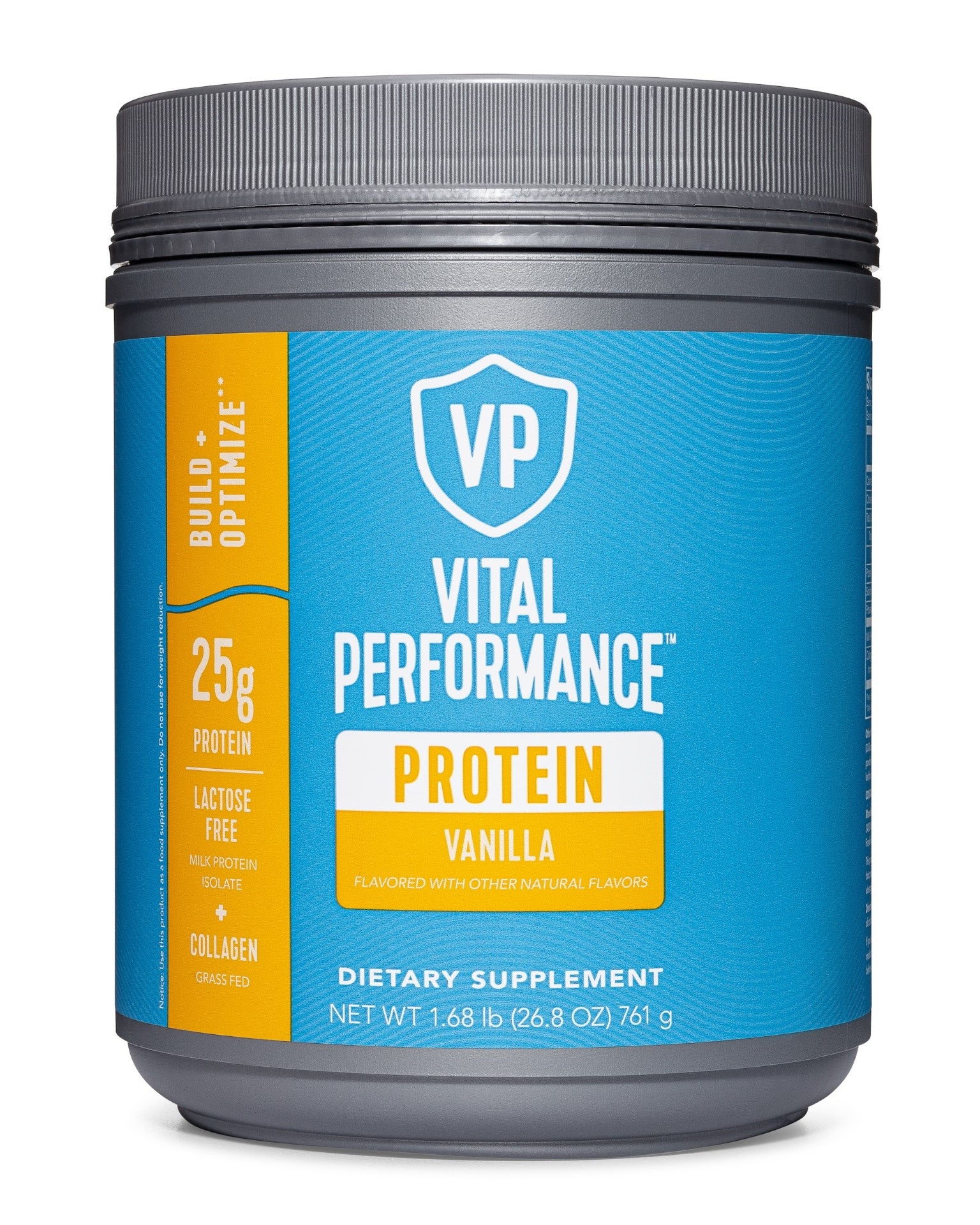 Vital Performance Protein Vanilla 26.8 Ounce Size - 4 Per Case