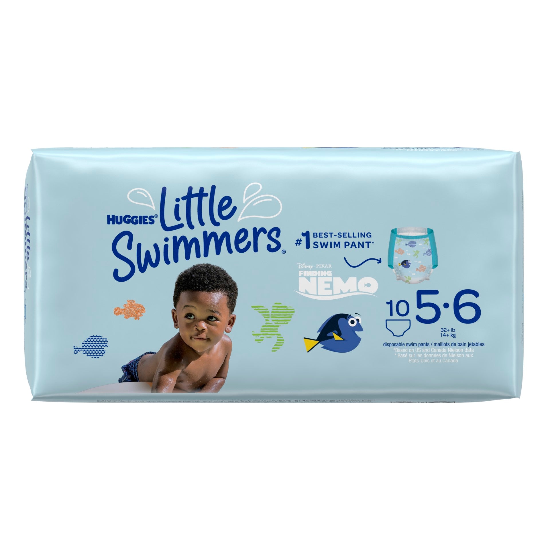 Huggies Litl Swimr1X Swmpnt Sz5 10