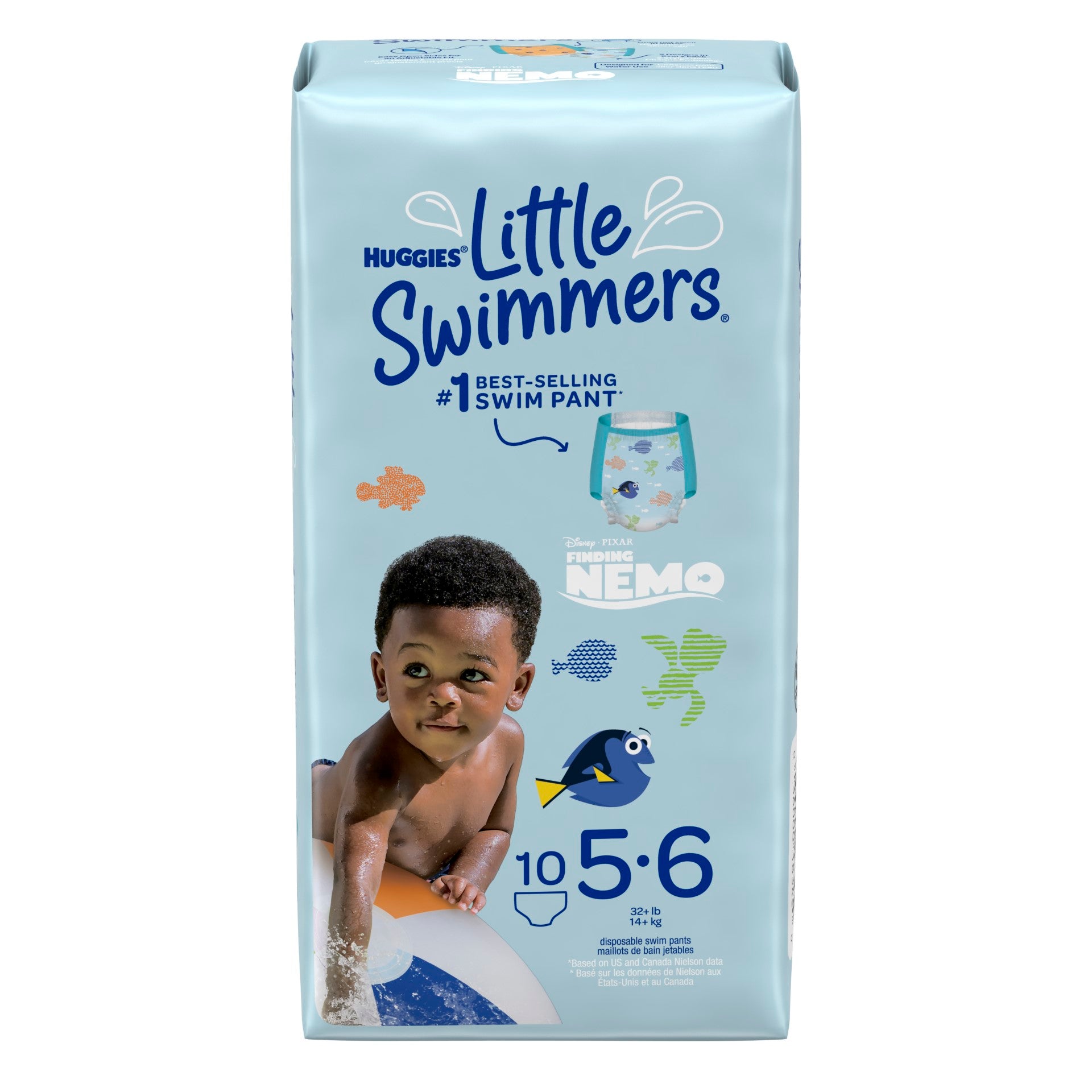 Huggies Litl Swimr1X Swmpnt Sz5 10