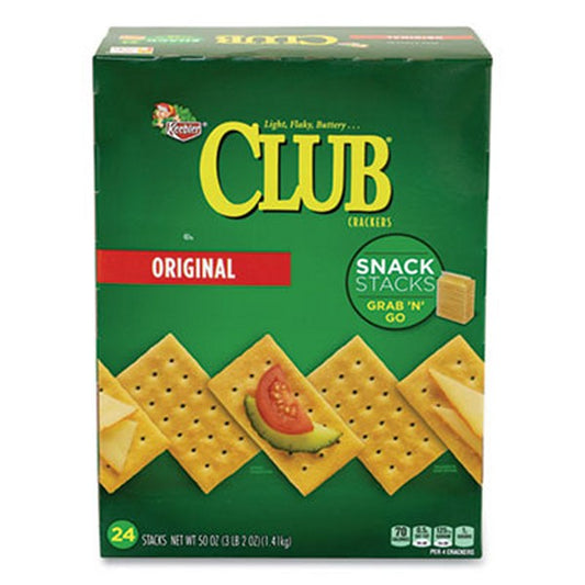 Keebler Original Club Crackers Snack Stacks, 50 Box