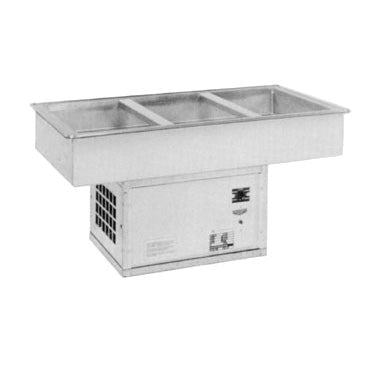 Atlas Metal, WCM-2, Cold Food Well Unit, Drop-In, Refrigerated