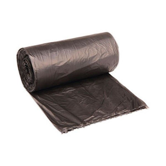 Boardwalk® High-Density Can Liners, 45 Gal, 19 Microns, 40" X 46", Black, 150/carton