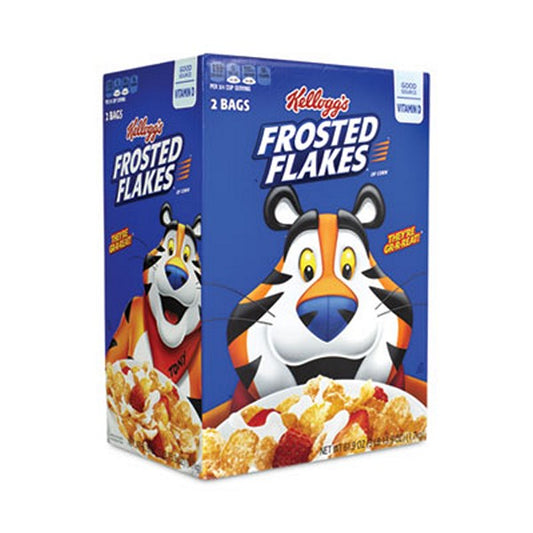 Kellogg's Frosted Flakes Breakfast Cereal, 61.9 Bag, 2 Bags/Box