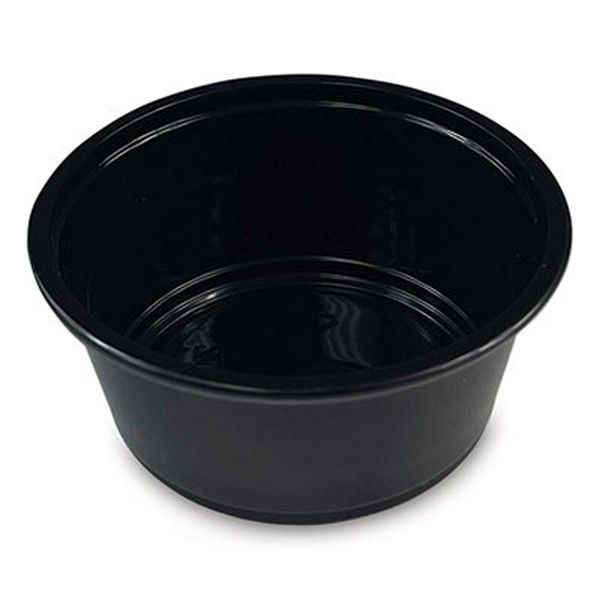 Boardwalk® Boardwalk souffle/portion cups, 3.25 oz, polypropylene, black, 2,500/carton