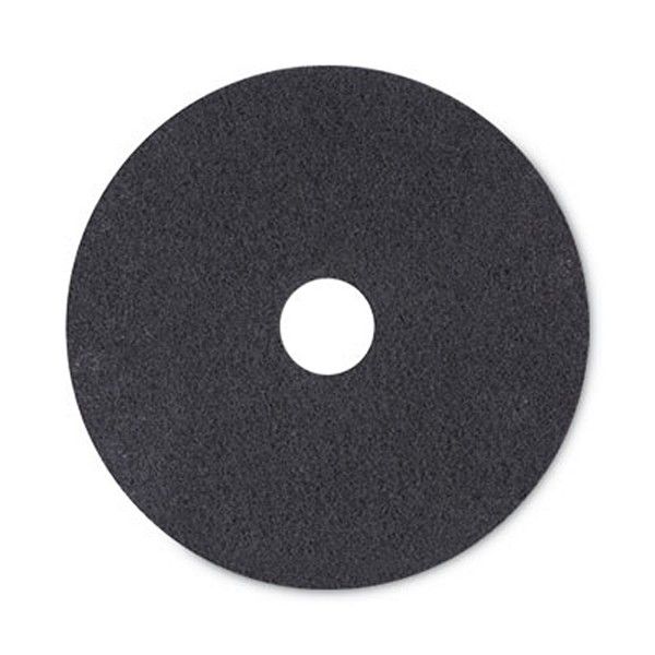 Boardwalk® High Performance Stripping Floor Pads, 20" Diameter, Black, 5/carton