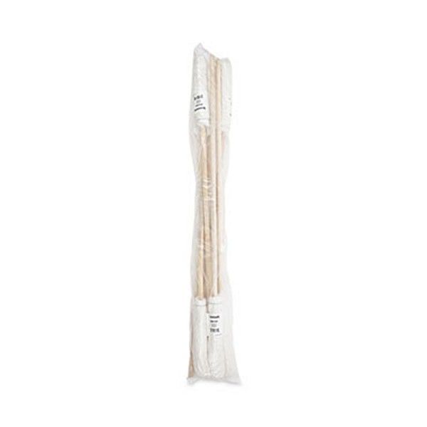 Boardwalk® Handle/deck Mops, 12 Oz White Rayon Head, 48" Oak Wood Handle, 6/pack