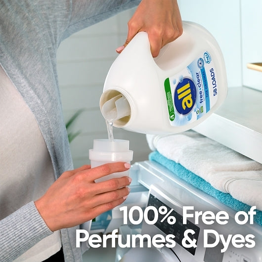 All Laundry Free And Clear, 73 Fluid Ounce, 6 Per Case
