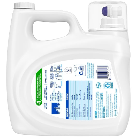 Dial Corporation All Laundry Free And Clear, 118 Fluid Ounce, 4 Per Case