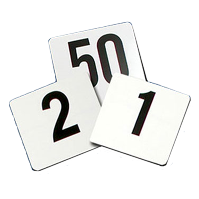 Thunder Group, PLTN4050, Table Numbers Cards